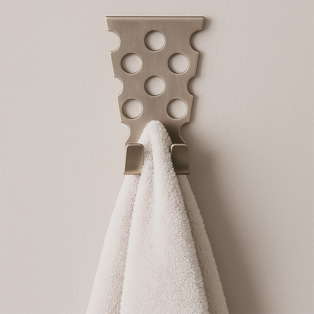 Dubbeglas Handtuchhalter aus Edelstahl - mit Handtuch