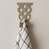 Dubbeglas Handtuchhalter aus Edelstahl - mit Geschirrtuch