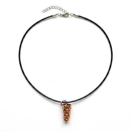 Dubbeglas Kette - Roségold 