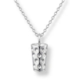 Dubbeglas Kette - Silber