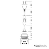 Dubbeglas Lampe - Produktdaten