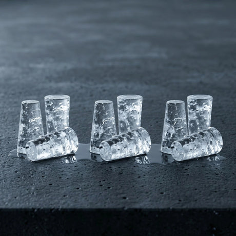 Mini Dubbeglas Eiswürfel - Höhe ca. 3 cm