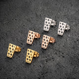 Dubbeglas Ohrstecker in Silber, Roségold und Gold – dezente Eleganz für jeden Tag
