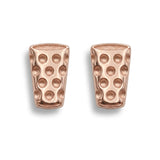 Dubbeglas Ohrstecker - Roségold
