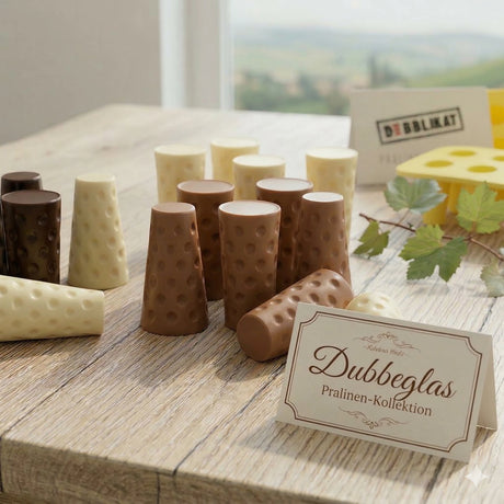 Dubbe Pralinen Kollektion in verschiedenen Sorten - selber herstellen