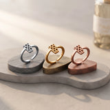 Dubbeglas Ring - in den Farben Silber, Gold und Roségold