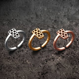 Dubbeglas Ring - Edelstahl in 3 verschiedenen Farben