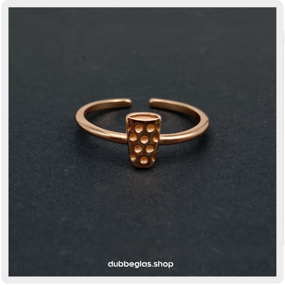 Dubbeglas Ring