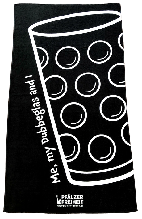 Sauna- & Badetuch - Me, my Dubbeglas and I