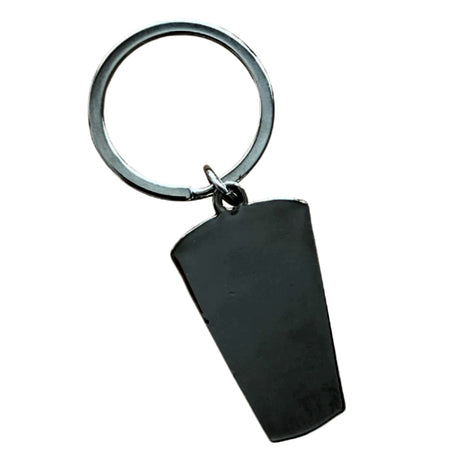 Dubbeglas Schlüsselanhänger Anthrazit - Rückseite