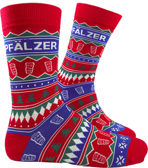 Dubbeglas Socke Weihnachten - Winter Edition