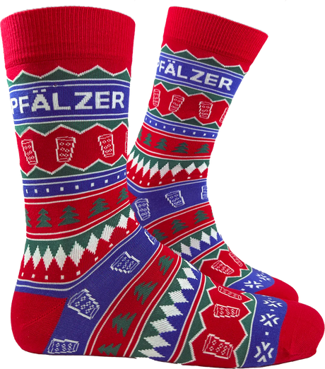 Dubbeglas Socke Weihnachten - Winter Edition