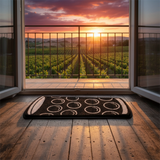 Dubbeglas Fußmatte -  40x60 cm, vor der Balkontüre