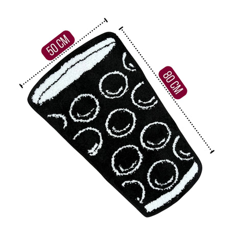 Dubbeglas Teppich -  80x50 cm - Grüßenangabe