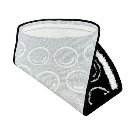 Dubbeglas Teppich -  80x50 cm - Dubbe Teppich Hochflor, Rückseite