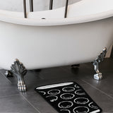 Dubbeglas Teppich - vor Badewanne