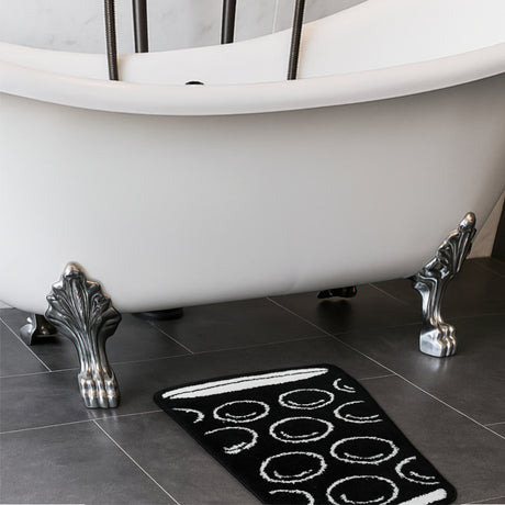 Dubbeglas Teppich - vor Badewanne
