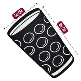 Dubbeglas Teppich - 50x80 cm, schwarz