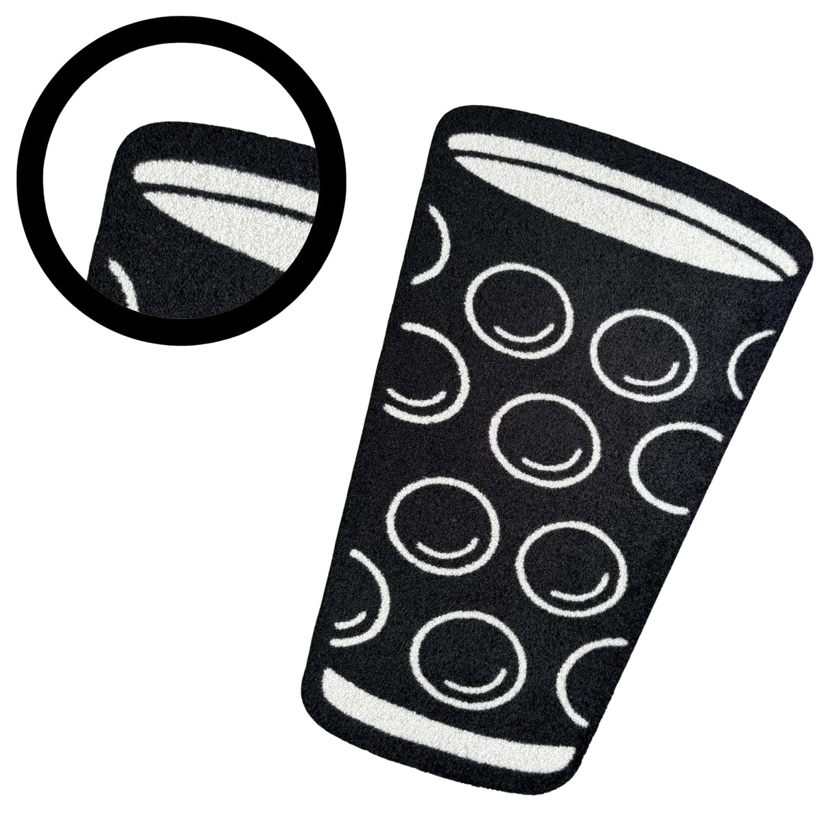 Dubbeglas Teppich - 50x80 cm