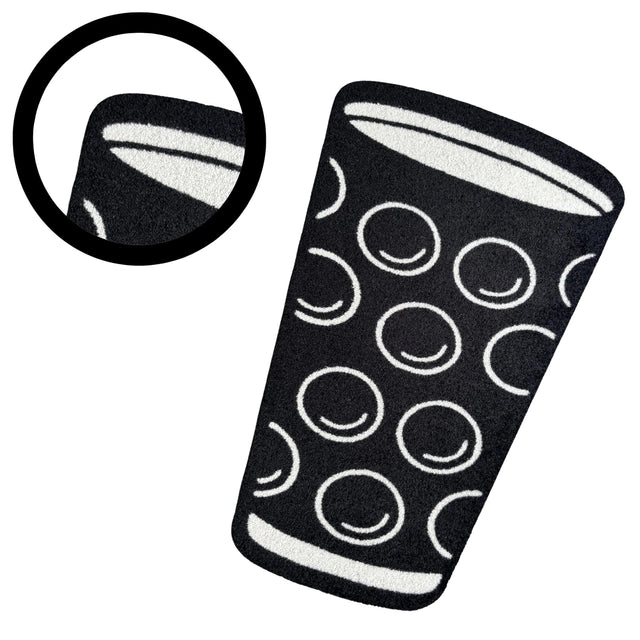 Dubbeglas Teppich - 50x80 cm