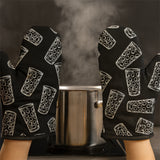 Dubbeglas Topfhandschuhe (2 Stück) mit Kochtopf