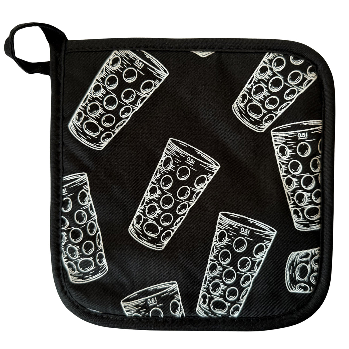 Dubbeglas Topflappen