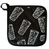 Dubbeglas Topflappen