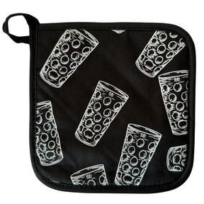 Dubbeglas Topflappen