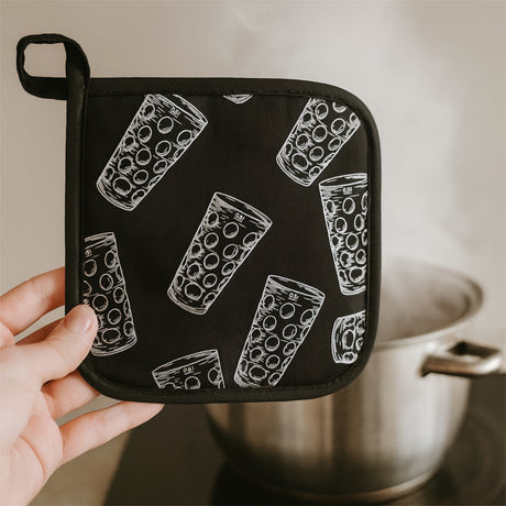Dubbeglas Topflappen mit Kochtopf - Pfalz Geschenk