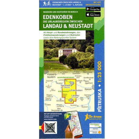 Edenkoben Landau Neustadt Wanderkarte 1:25.000