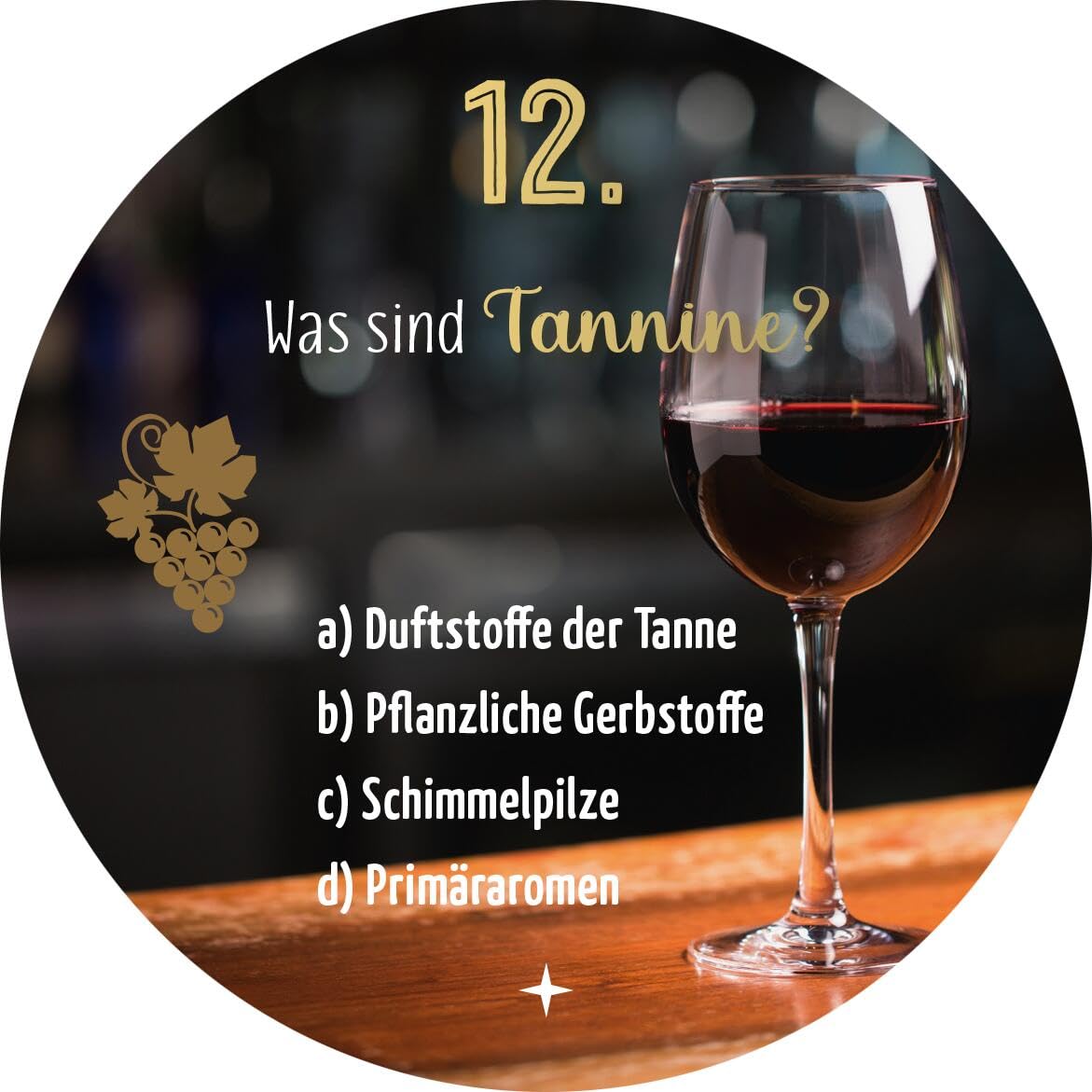 Einschenken ist auch schenken! Wein-Quiz, Frage Nr. 12