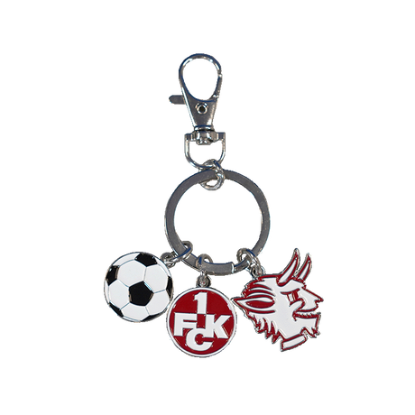 1. FCK Schlüsselanhänger Charms - 3 Anhänger