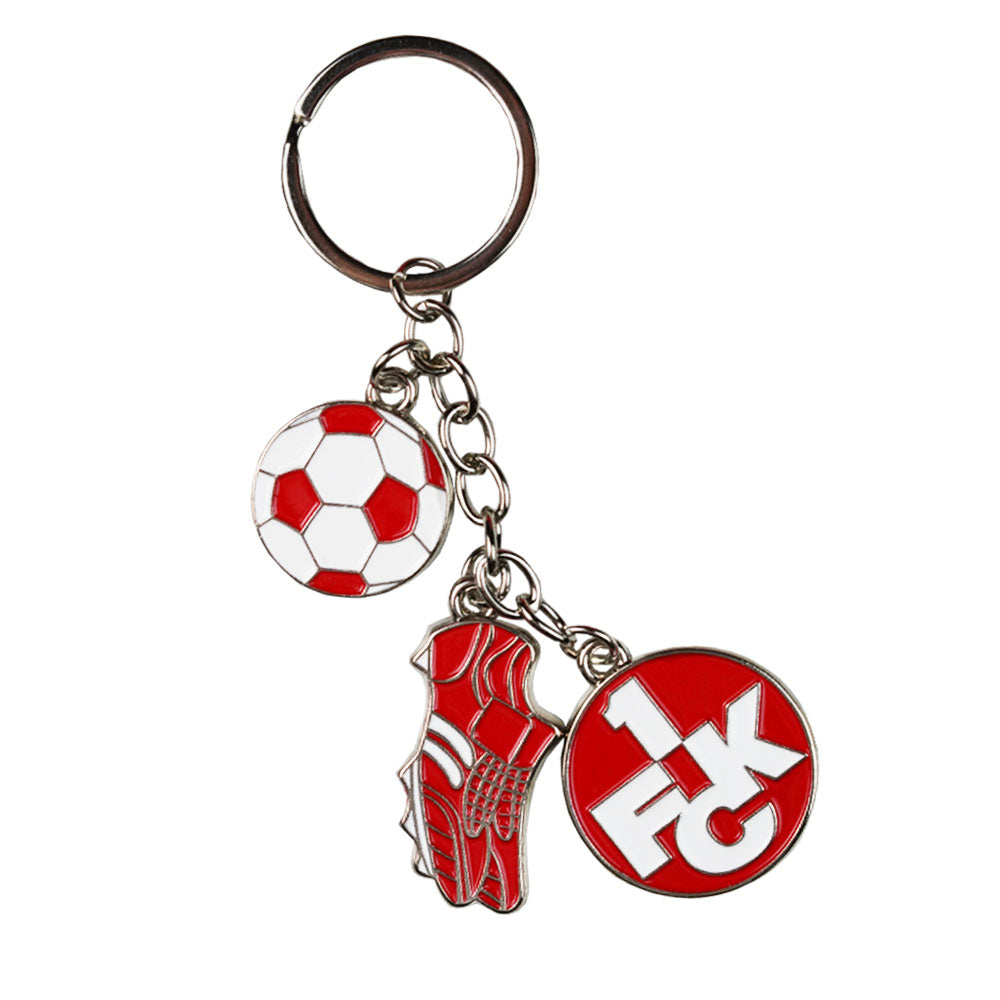 1. FCK Schlüsselanhänger Charms - Wappen, Fußball, Schuhe