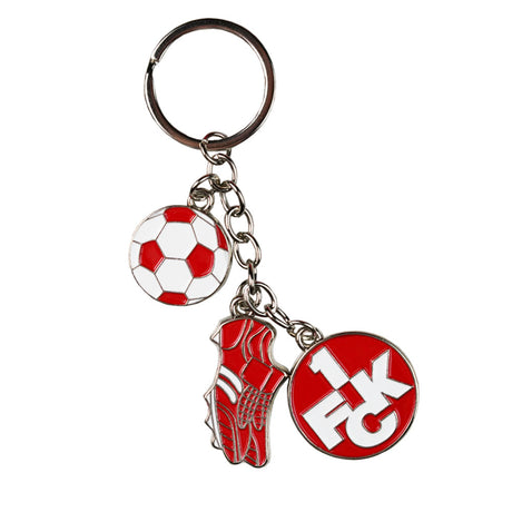 1. FCK Schlüsselanhänger Charms - Wappen, Fußball, Schuhe