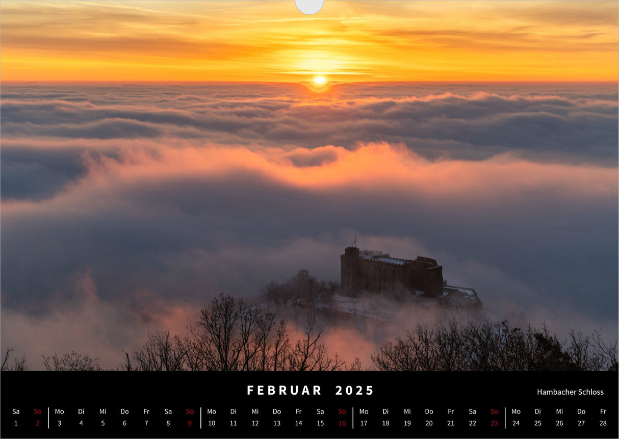 Naturwunder Pfalz Kalender 2025 - Februar