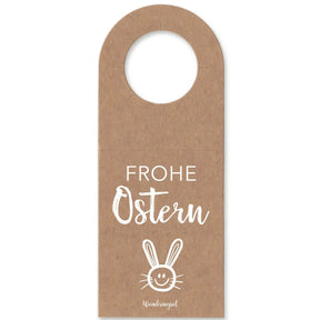 Frohe Ostern Flaschenanhänger