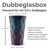Galaxy - Dubbeglas Transportbox