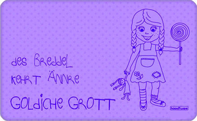 Goldiche Grott Frühstücksbrettchen
