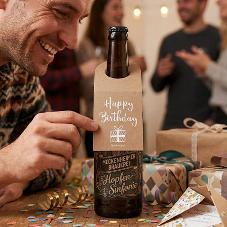 Happy Birthday Bierflaschenanhänger zum Geburtstag
