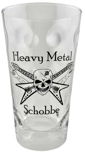 Heavy Metal Schobbe - Dubbeglas 0,5 L