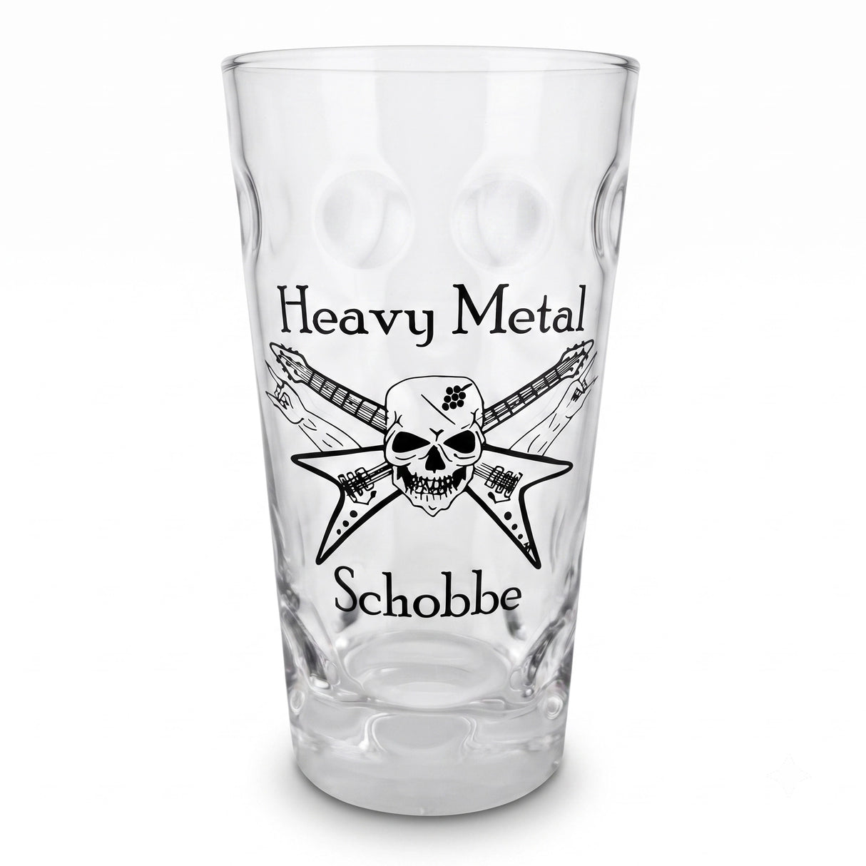 Heavy Metal Schobbe - Dubbeglas 0,5 L