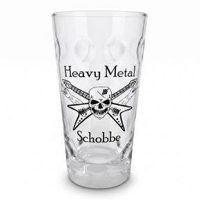 Heavy Metal Schobbe - Dubbeglas 0,5 L
