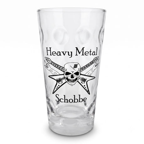 Heavy Metal Schobbe - Dubbeglas 0,5 L