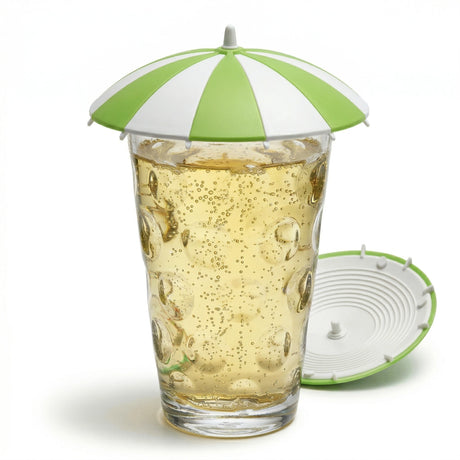 Der Dubbe Deckel in Hellgrün/Weiß überzeugt durch Stabilität und Funktion