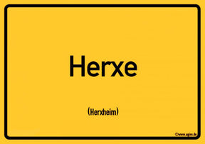 Herxheim (Herxe) - Pfalz Ortsschild Magnet