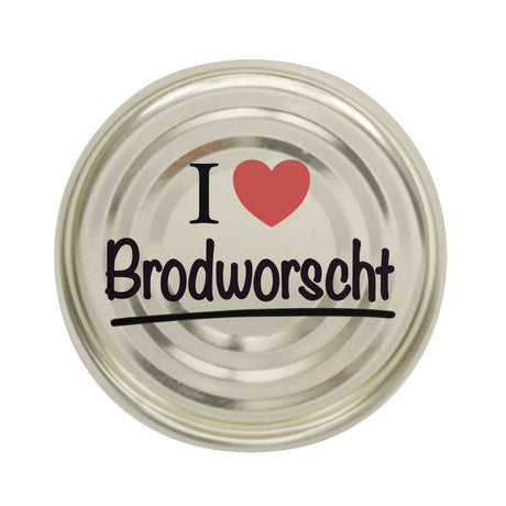 I love Brodworscht Button Ø 25 mm, Pfalz Shop