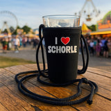 I love Schorle Dubbeglashalter. Ideal für den Besuch auf dem Wurstmarkt in Bad Dürkheim