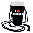 I love Schorle Dubbeglashalter - schwarz
