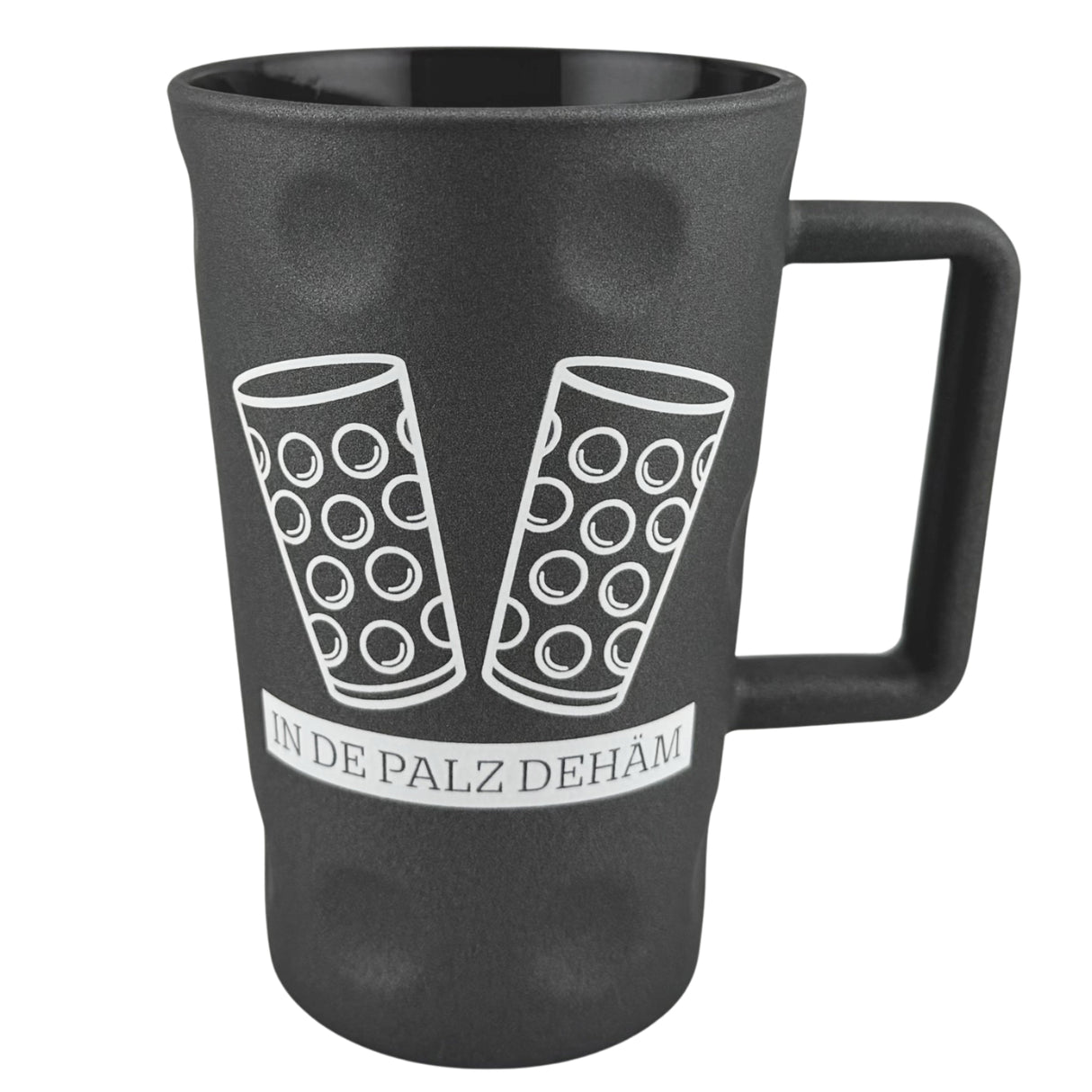 In de Palz dehäm - Dubbeglas Tässel (Dubbetässel) - Anthrazit