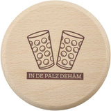 In de Palz dehäm - Dubbeglas Deckel mit Gravur